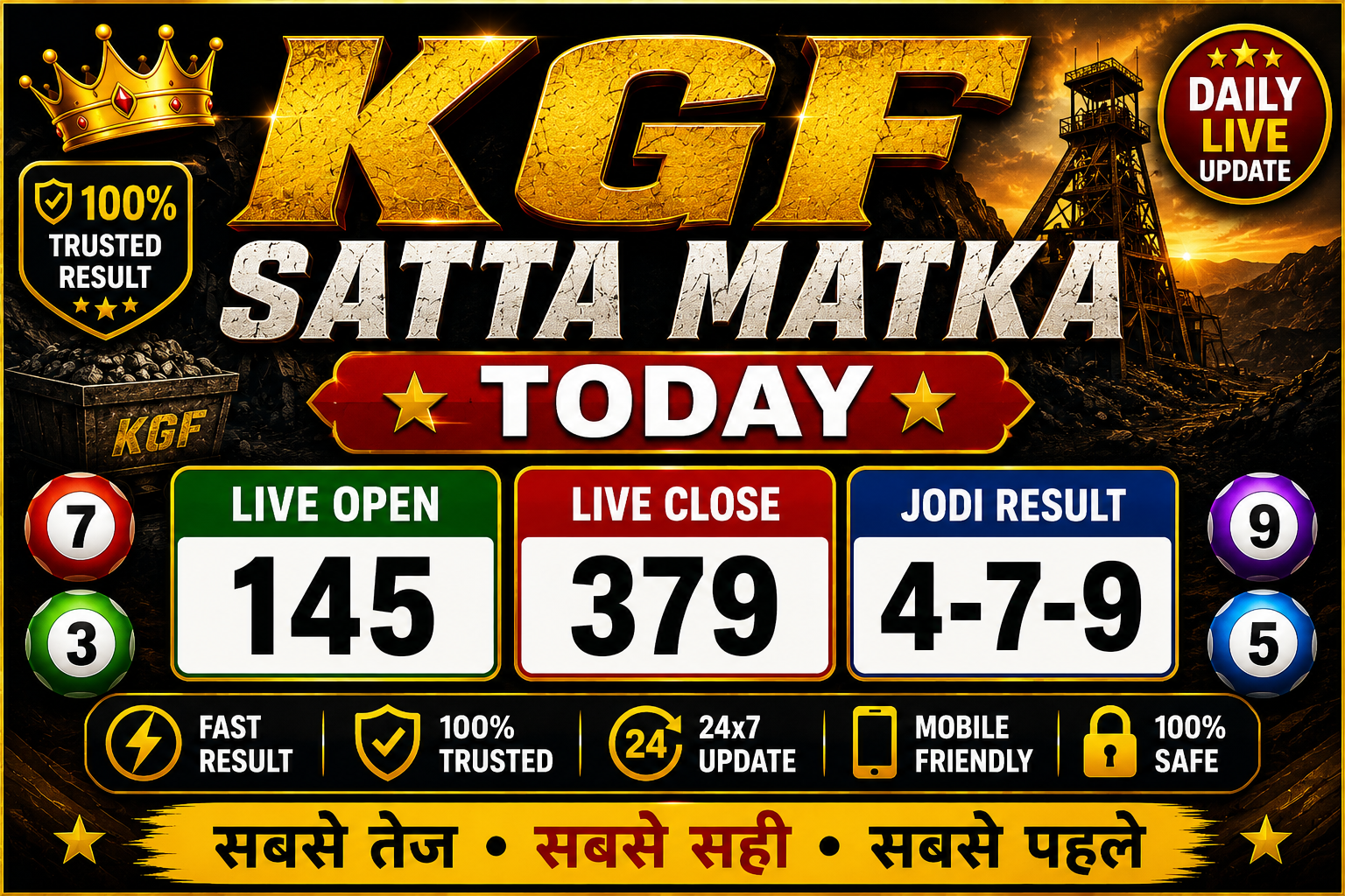 KGF Satta Matka Today
